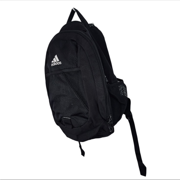 Adidas Classic Black Dillion Unisex Youth Adjustable Strap Backpack - Picture 3 of 9